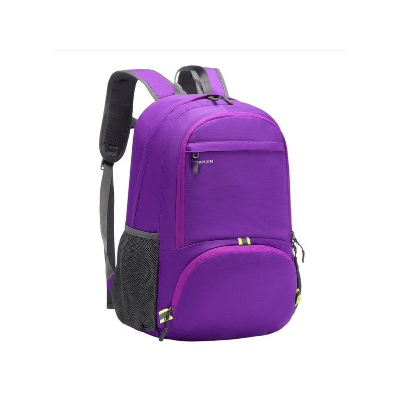 Taitettava ultrakevyt kompakti reppu MRPLUM 30 l, violetti