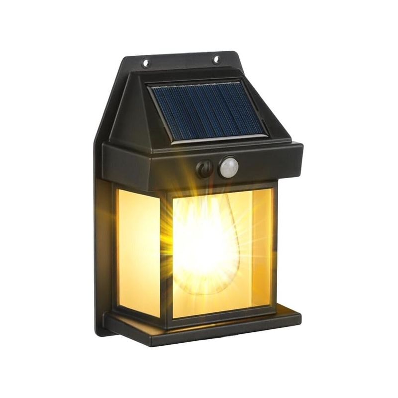 Flintronic solar light with motion sensor