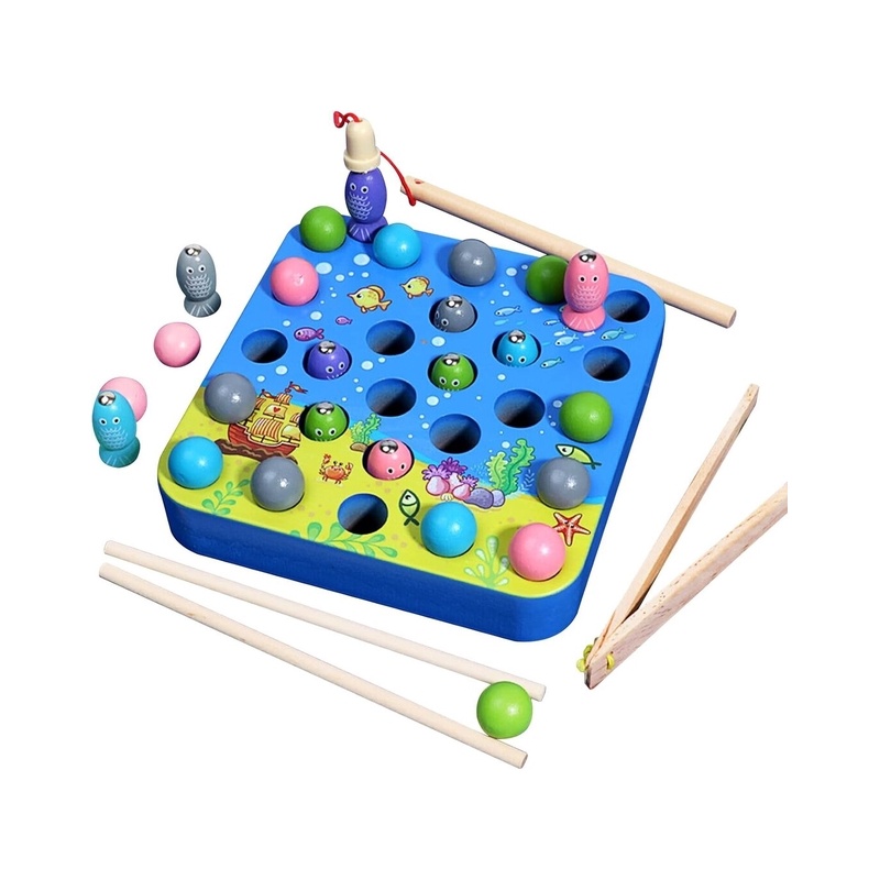 Koka magnētiskā Montessori rotaļlieta Homcent