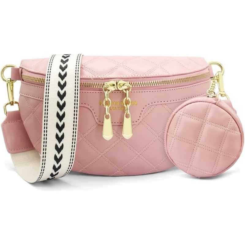 Õlakott naistele Yeria, roosa