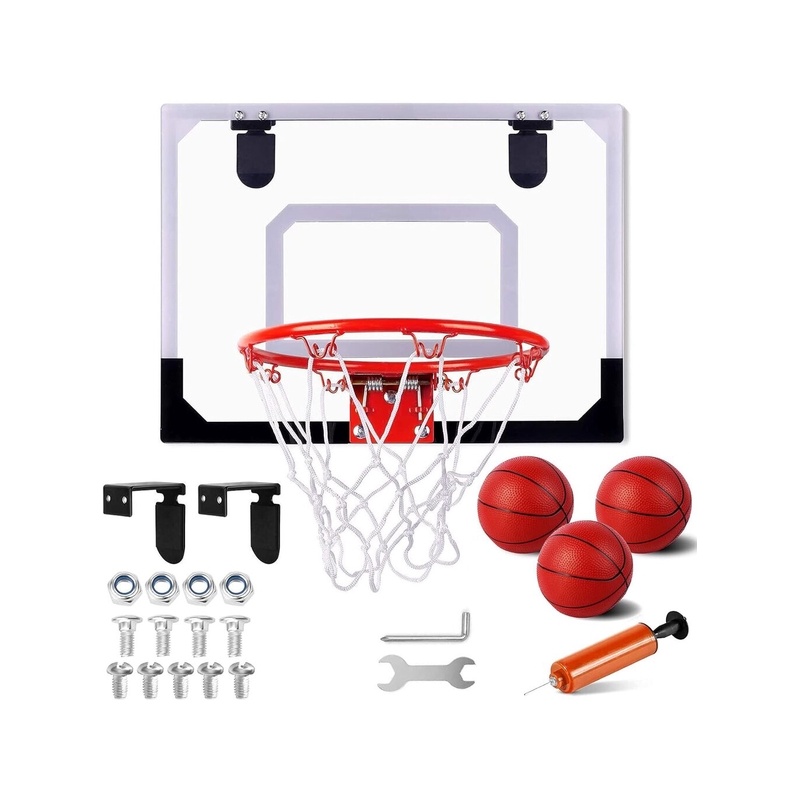 Minikoripallorenkaat 3 pallon ja ilmapumpun kanssa Stay Gent 40x30cm