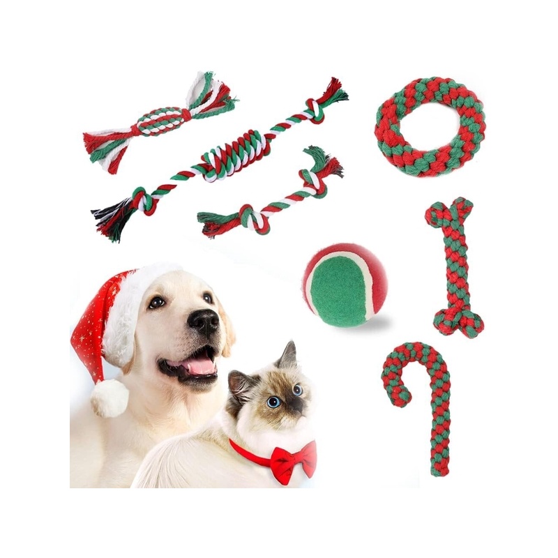 Yaasier dog teeth cleaning toy, 7 pcs