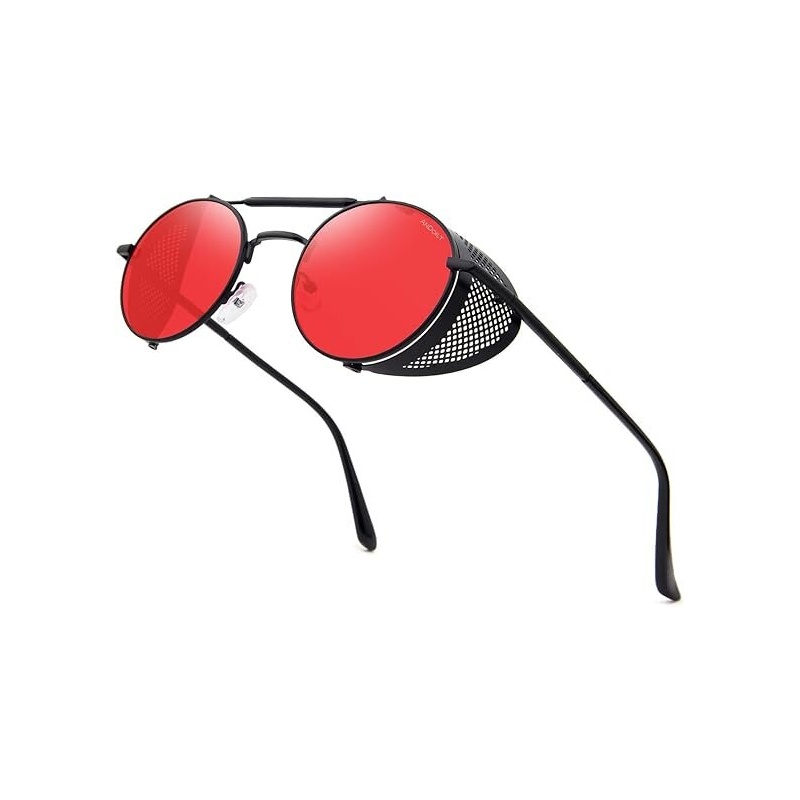 Andoilt steampunk sunglasses, red, UV400