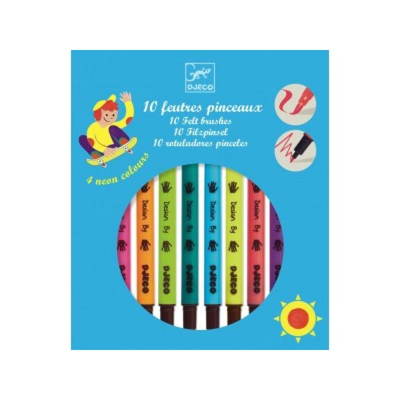 10 viltpintslit - Popid toonid