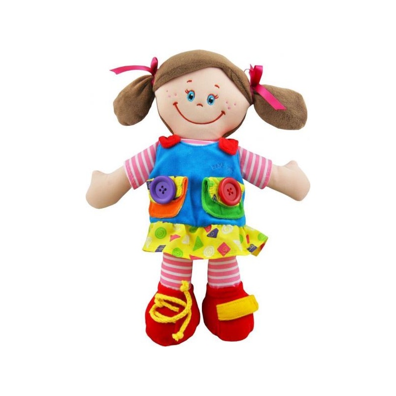 Plush doll-girl 38cm.