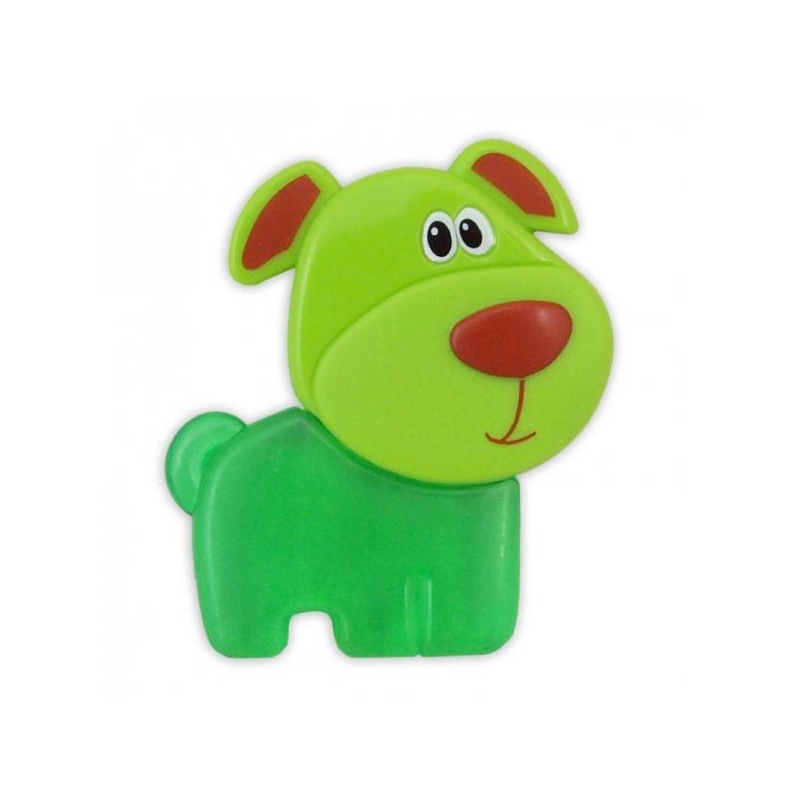 Gel teether "Green dog"