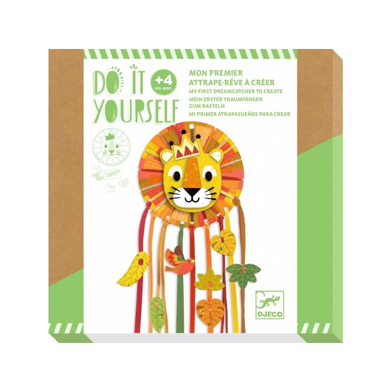 DIY - My first dreamcatcher - Little lion