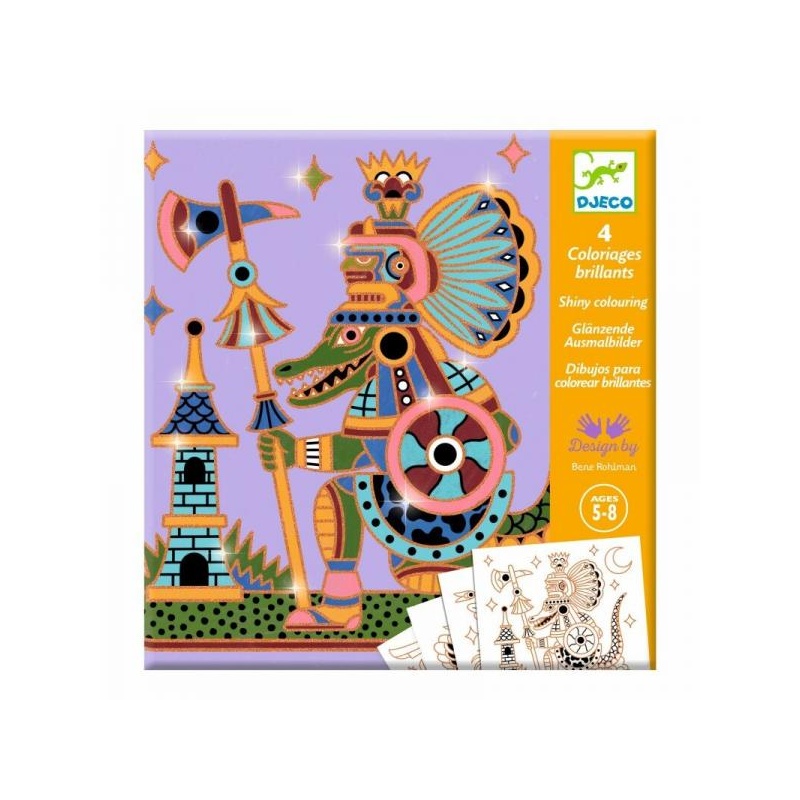  Colouring surprises - Animal warriors