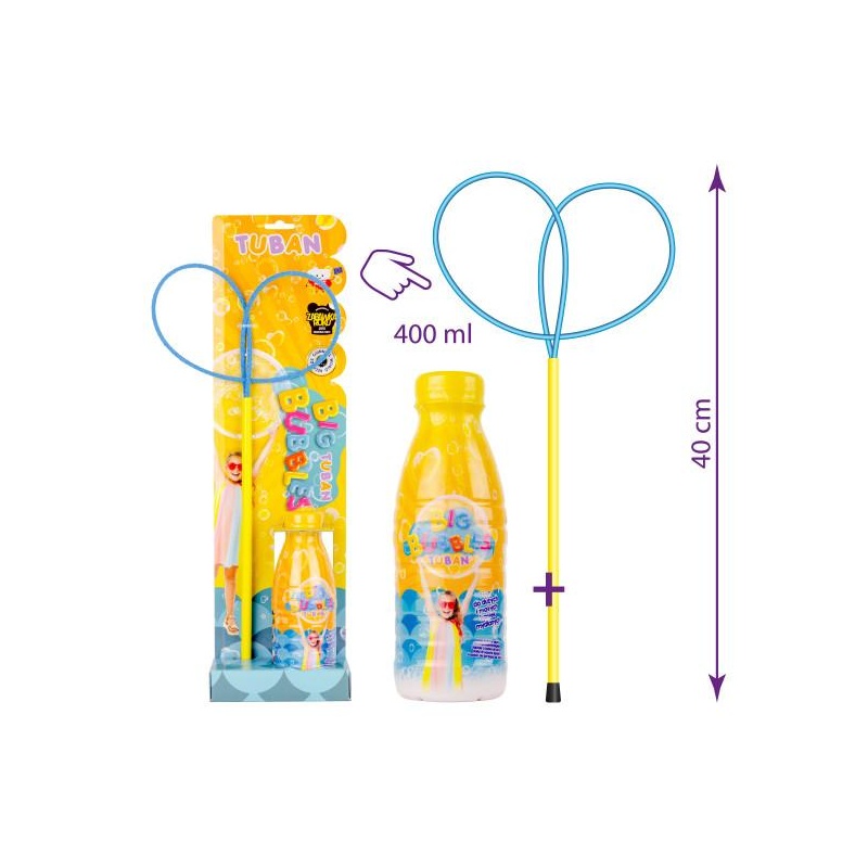 Seebimullirõngas + seebimullivedelik 400 ml