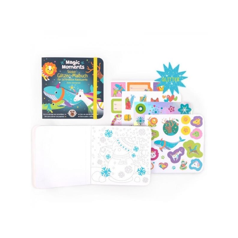 Magic Moments - Colouring book with stickers