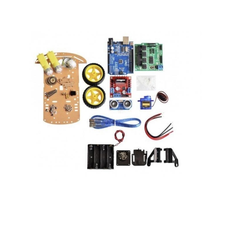 Arduino 2 rattaga elektroonika roboti komplekt
