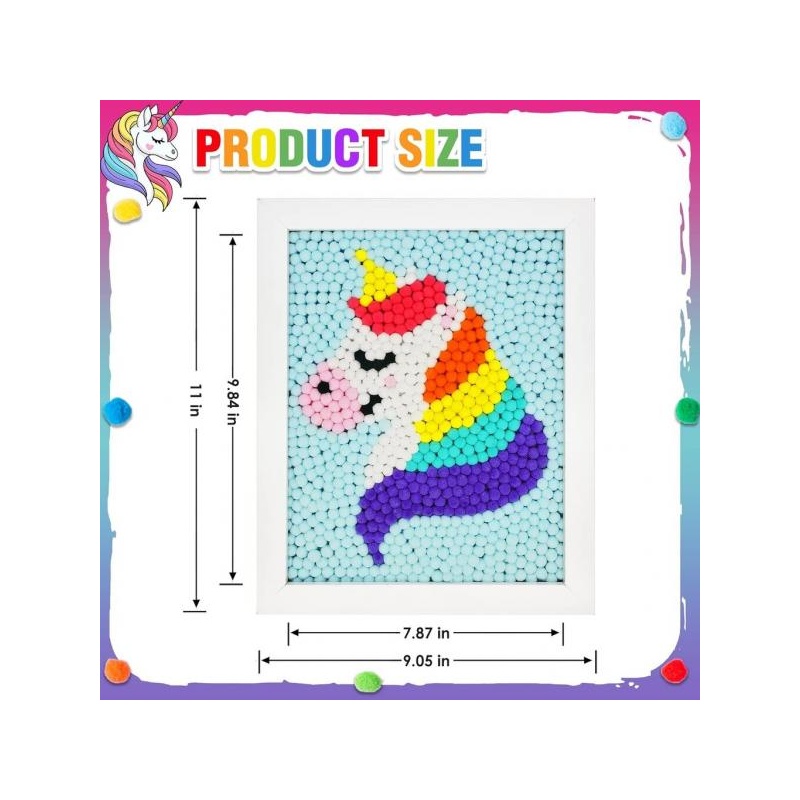 Joonistuskomplekt Melliex Unicorn Pom Pom