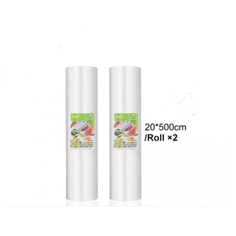 Vaakumkotid Toidu vaakumkotid, , 20 * 500 cm / rull, 2 rulli