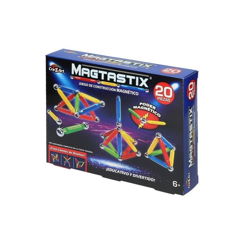 Magtastix magneettitikkuja, 20 kpl. Magneettirakennussarja