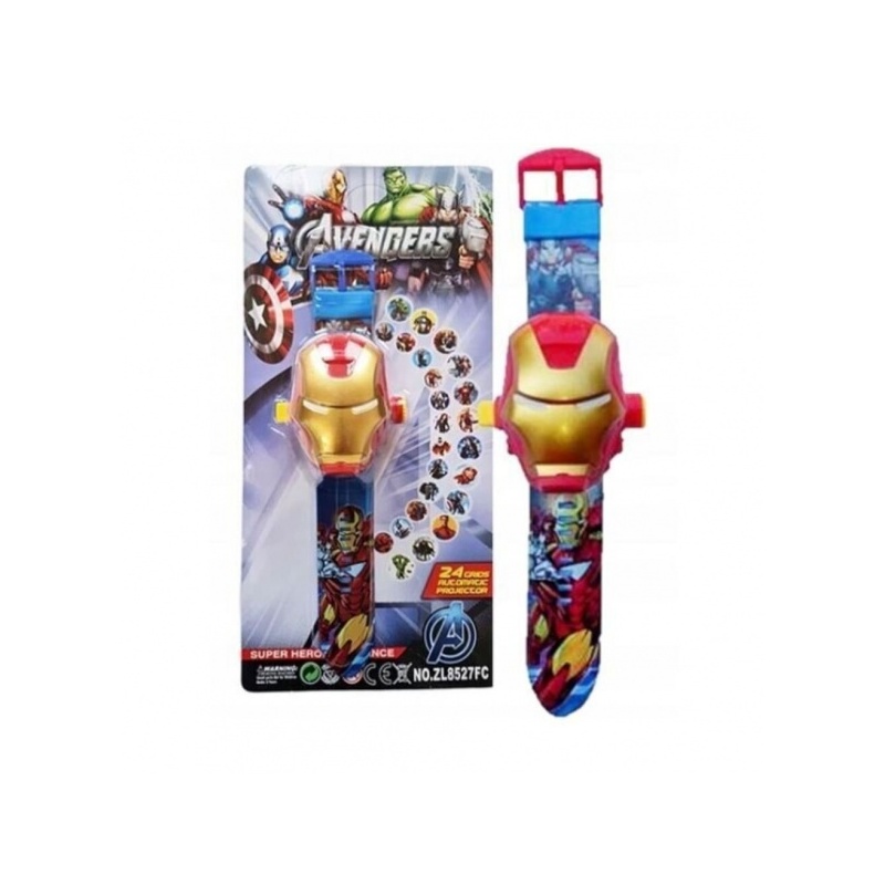 Milando B9 lasten kello projektorilla Marvel Iron Man