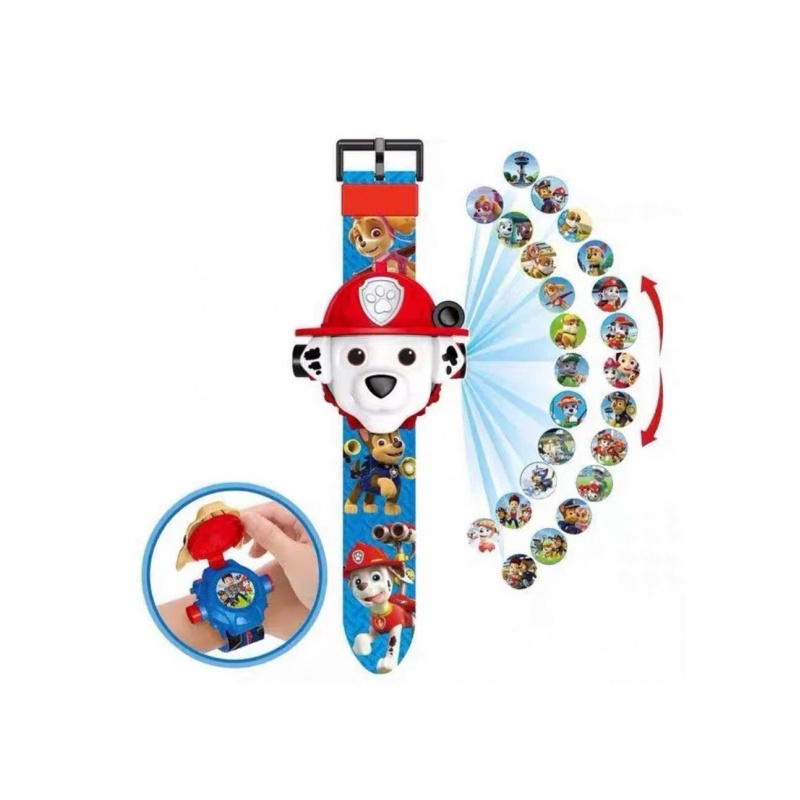 Milando B4 lasten kello projektorilla Paw Patrol