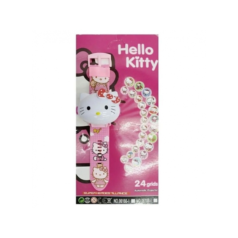 Milando B12 lasten kello projektorilla Hello Kitty