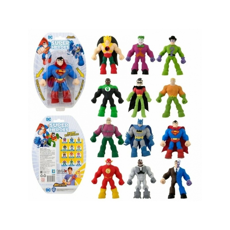 Lelu DC MONSTER FLEX SUPER HEROES, venyvät hahmot 15 cm Venyvä hirviö