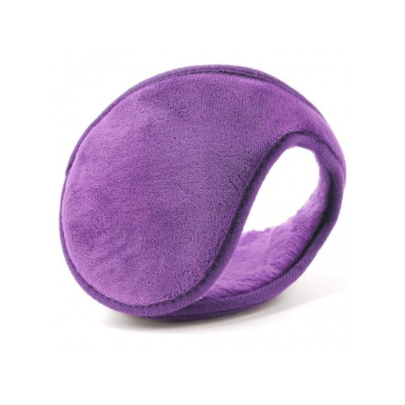 Lämmin korvasuoja, violetti