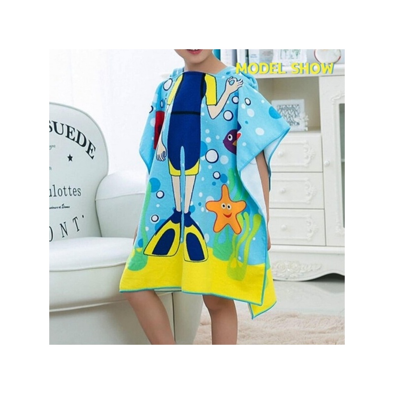 Rayson Kids rantapyyhe hupulla 60x60 cm