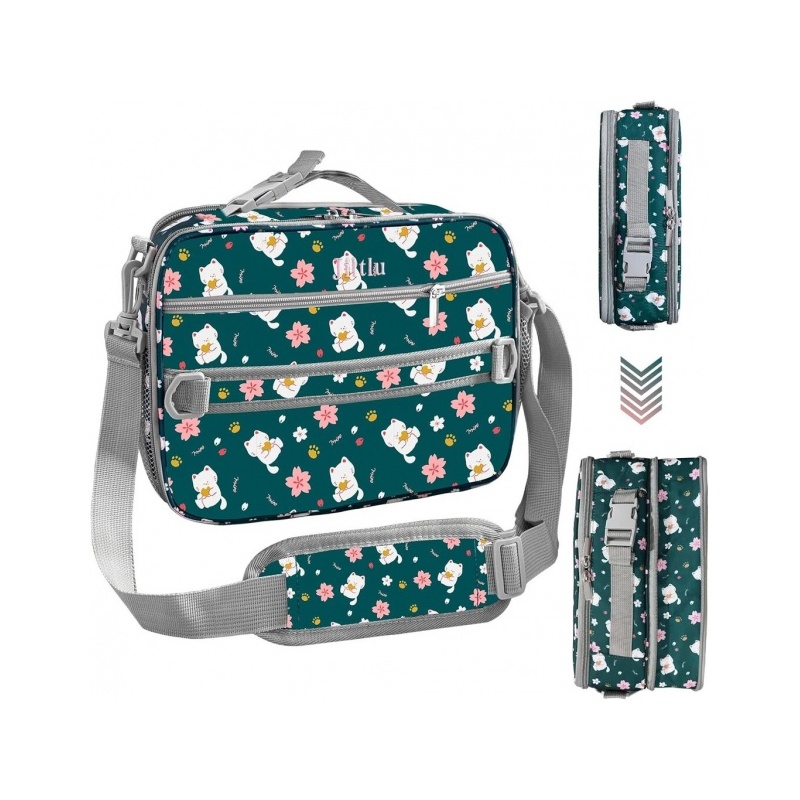 Jiltlu Bērnu termo pusdienu soma, Green-Bear