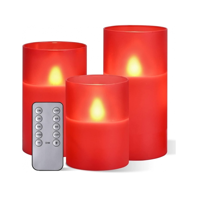 LED-kynttilät M Peilaus, 3 kpl