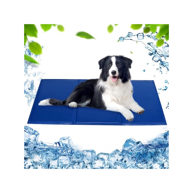 Itsejäähtyvä lemmikkimatto Pawzone, 90 x 50 cm, sininen