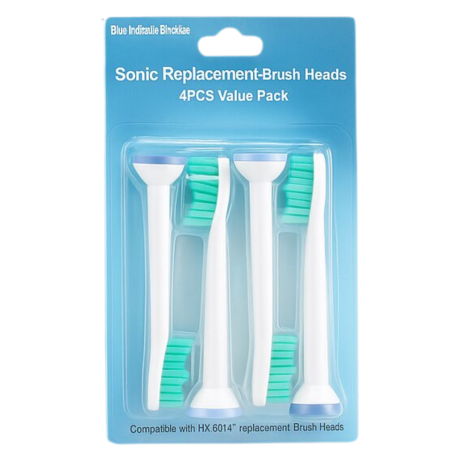 Mazimark Flexisoft vaihtopäät (4 kpl) sähköhammasharjalle (yhteensopiva Philips Sonicare)