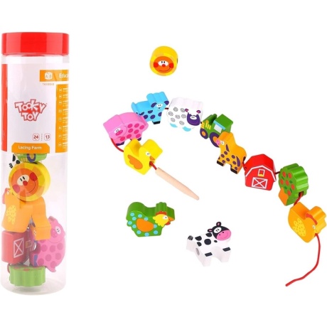 Pujottelulelu Farm Tooky Toy, TKB510-B, 31x4x4cm