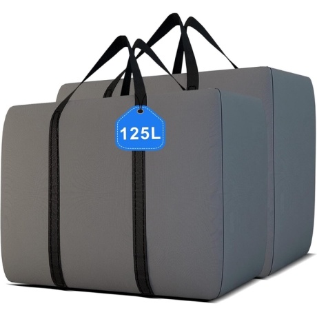 Taitettava laukku Oxford XXL, 125 l, harmaa