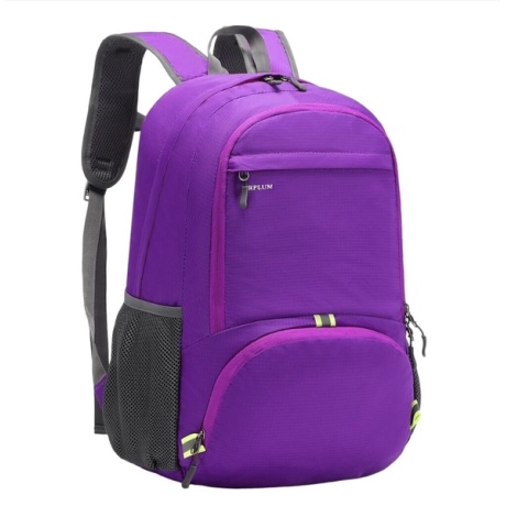 Taitettava ultrakevyt kompakti reppu MRPLUM 30 l, violetti