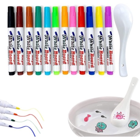 Alkyne Magic Water Painting Pen, 12 väriä