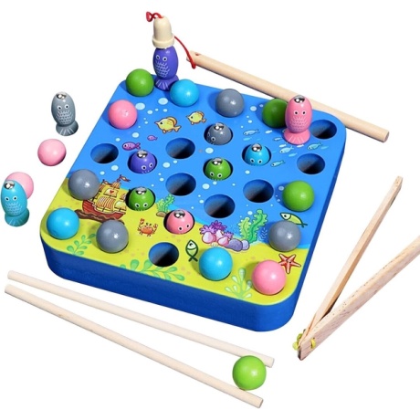 Koka magnētiskā Montessori rotaļlieta Homcent