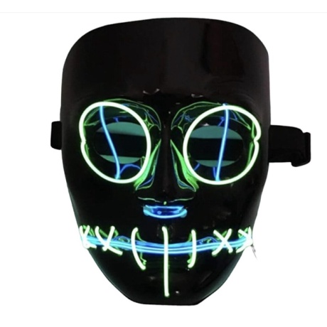 LED maska ​​Sothsky®, melna