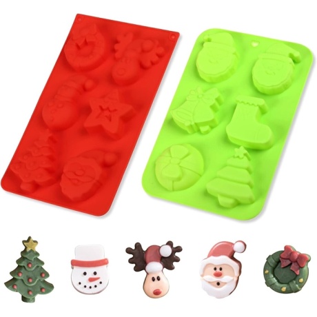 Ucouper silikona cepšanas veidne, 2 gab.