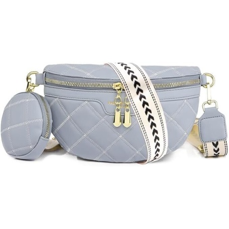 Sieviešu plecu soma Yeria, zila