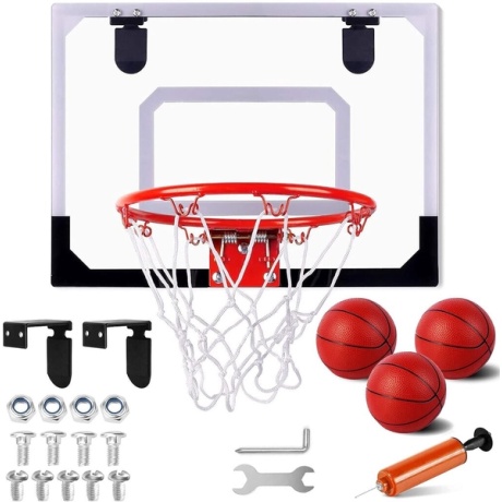 Minikoripallorenkaat 3 pallon ja ilmapumpun kanssa Stay Gent 40x30cm