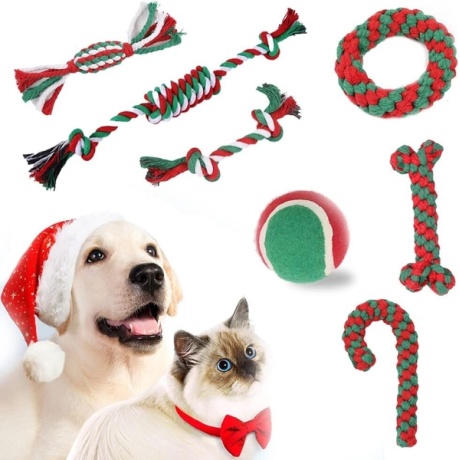 Yaasier dog teeth cleaning toy, 7 pcs