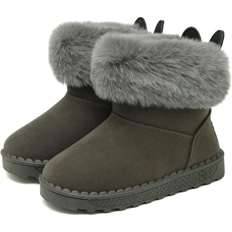 Bērnu ziemas zābaki SMajong, pelēki EU25