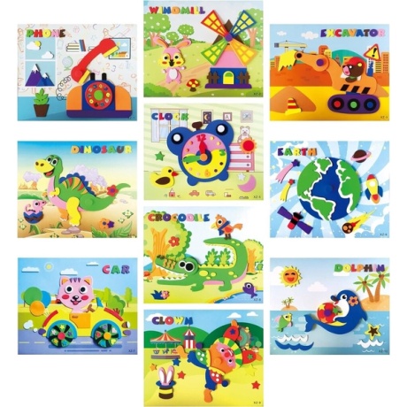 Laste arendav komplekt loominguks Papi Dada, 10tk