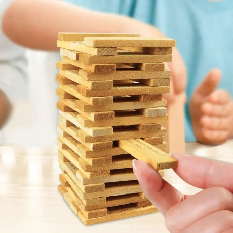 Tower game with wooden sticks Generic, 54 questions