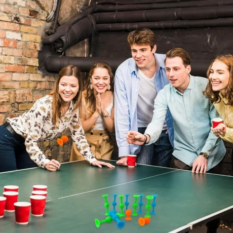 FunPaste Silikona piesūcekņu rotaļlieta, 12 gab.