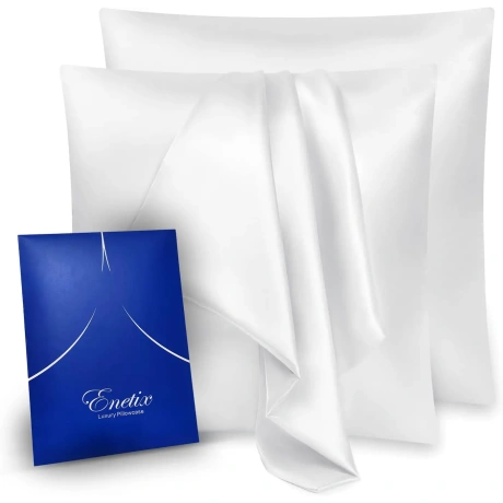 ENETIX satīna spilvendrānas  65×65 cm, 2 gab.