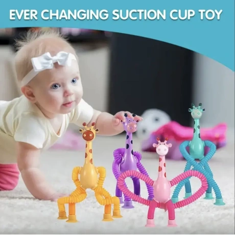 Vaikiška žirafa žaislas Anliv, 4 vnt.