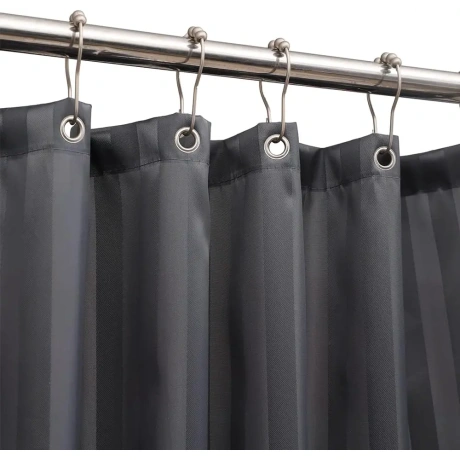 Eazzier dušas aizkars (pelēks, 180 x 180 cm)