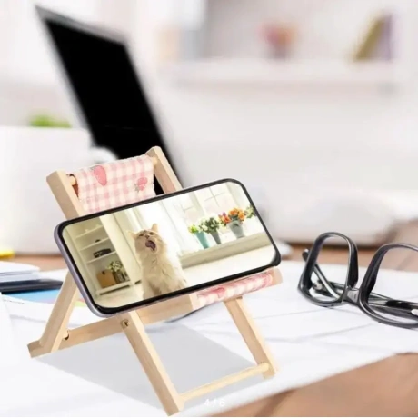 Fowow telefona statīvs, mini krēsls