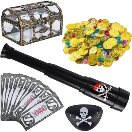 Pirātu dekorācijas bērniem Sunshine smile, 36 gab.