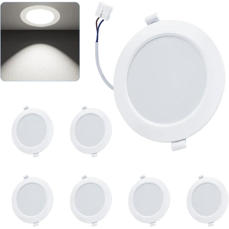 WeshLMPO B0BZP8K14F įleidžiami LED šviestuvai, 6 vnt.