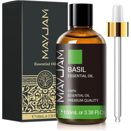 Bazilikų eterinis aliejus MAYJAM, 100 ml