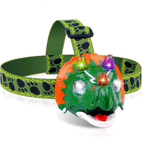 Bērnu dinozauru priekšējais lukturis Kizeefun MQ-08A